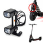 Accesorio para patinetes eléctricos - Luz delantera doble para Bogist Urbetter M6, Ecoxtrem Bison, B-Mov freestyle 5 y similares