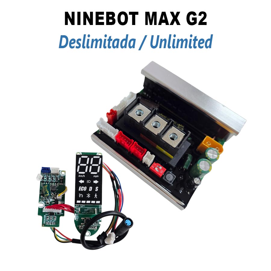 Accesorio para patinetes eléctricos - Pack controladora y display para Ninebot Max G2 (Deslimitado ±35km/h)