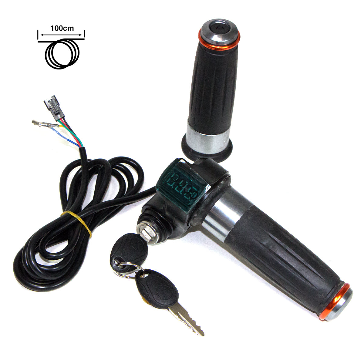 Accesorio para patinetes eléctricos - Acelerador con llave y multimetro