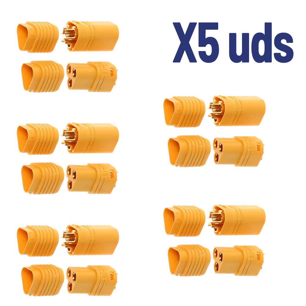 Accesorio para patinetes eléctricos - Conector MT60 (5 pares) 5M/5F + 10 protectores