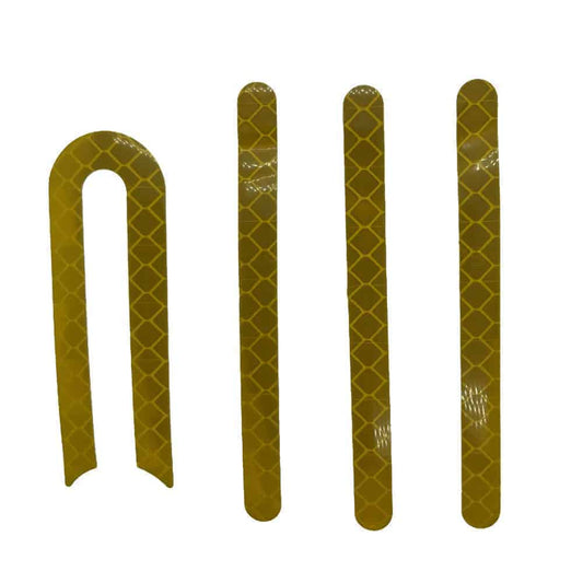 Accesorio para patinetes eléctricos - Kit de pegatinas reflectantes para Xiaomi (Amarillo)