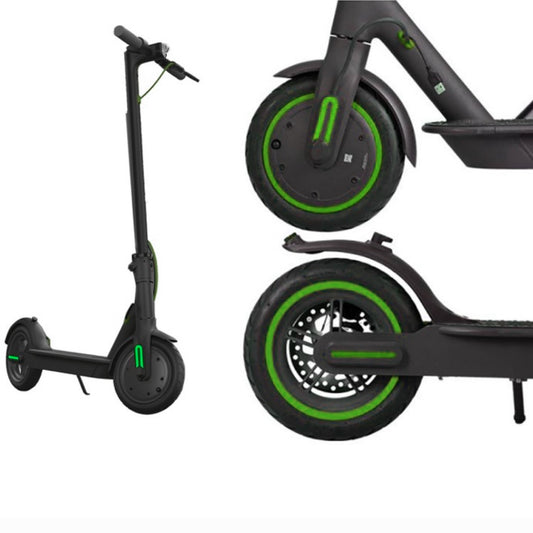 Accesorio para patinetes eléctricos - Pegatina llanta Verde para patinete eléctrico