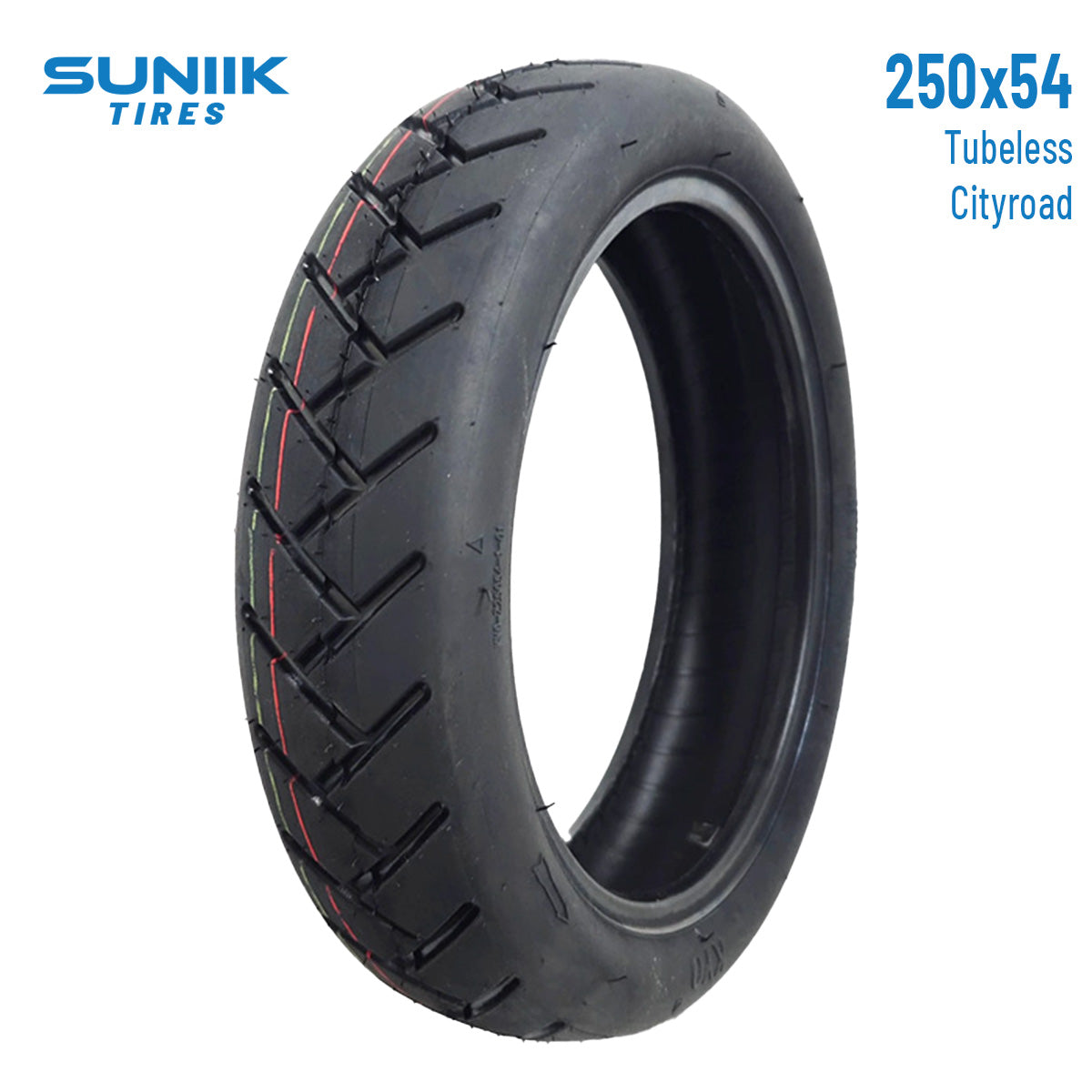 Accesorio para patinetes eléctricos - Neumático 250x54 Tubeless