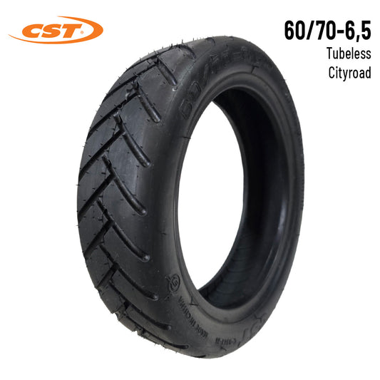 Accesorio para patinetes eléctricos - Rueda cubierta 60/70-6,5 Tubeless Cityroad para Xiaomi 5/mi4 (2gen)