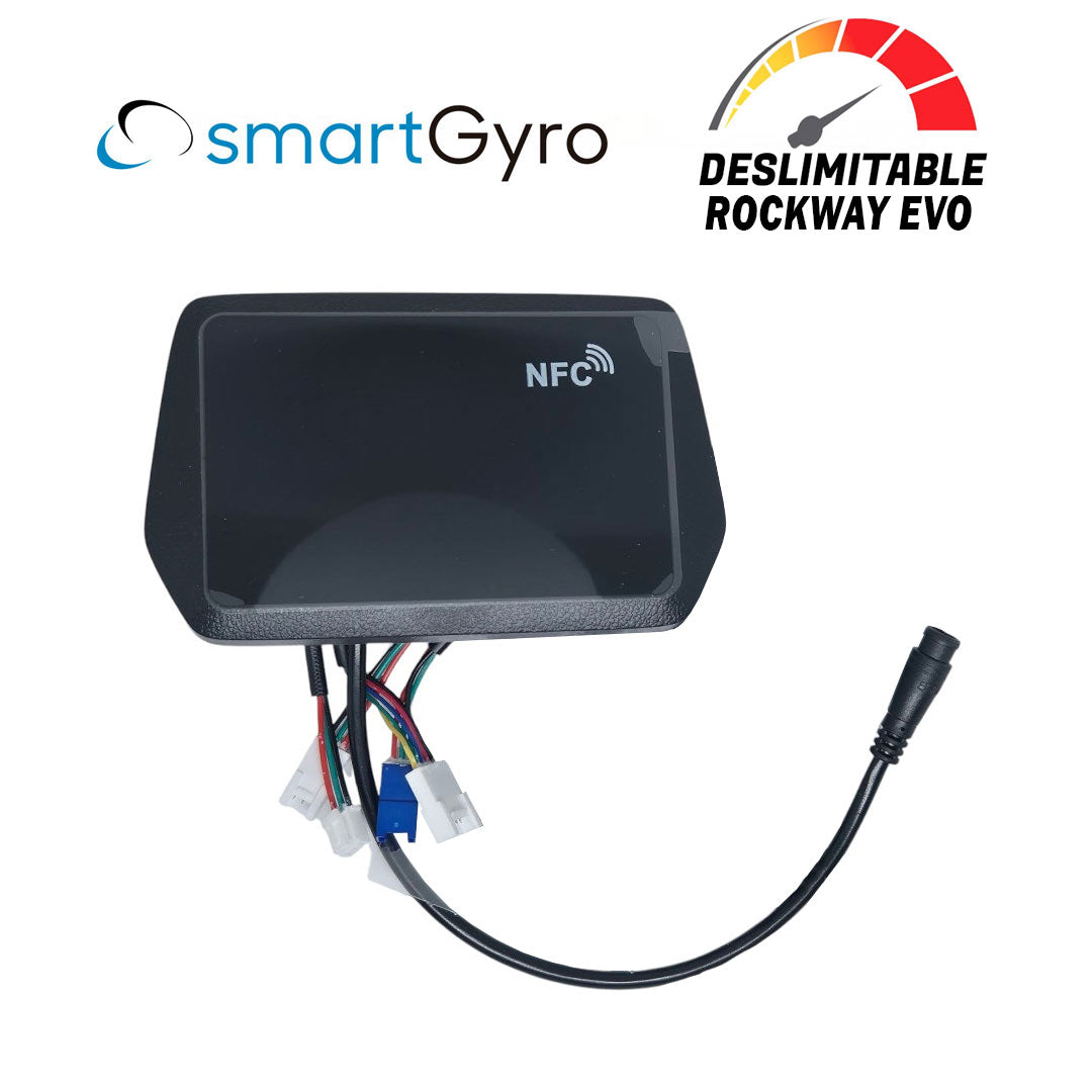 Accesorio para patinetes eléctricos - Display Smartgyro Rockway EVO - (Deslimitado 40Km/h)