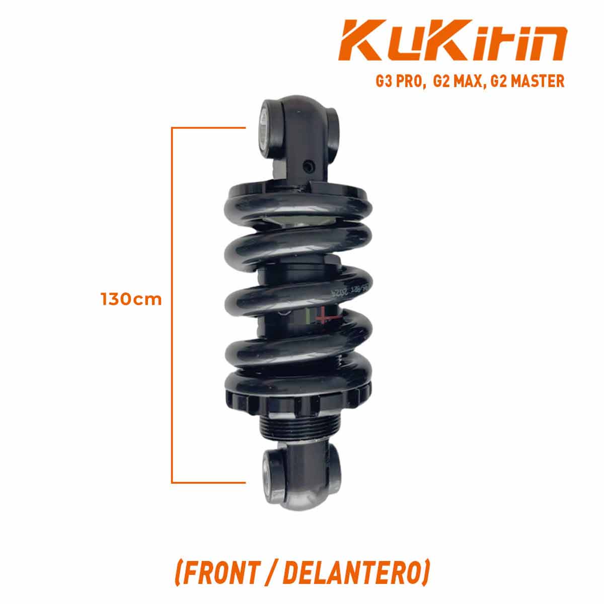 Accesorio para patinetes eléctricos - Muelle 130cm para Kukirin G3 PRO (Delantero)