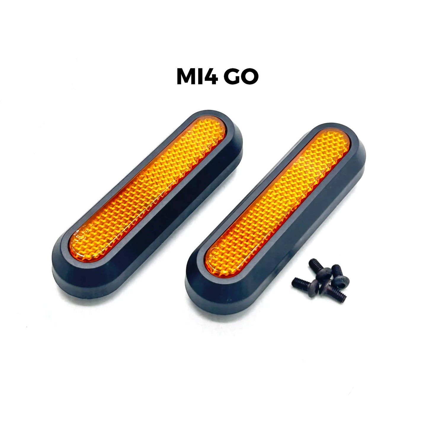 Accesorio para patinetes eléctricos - Tapa tornillo llanta trasera con reflectante para Xiaomi MI4 Go (Incluye tornillos)